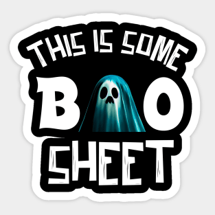 this is some boo sheet Sticker